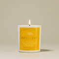 Resilient Affirmation Candle – Peach & Jasmine | 50-Hour Coconut Soy Candle
