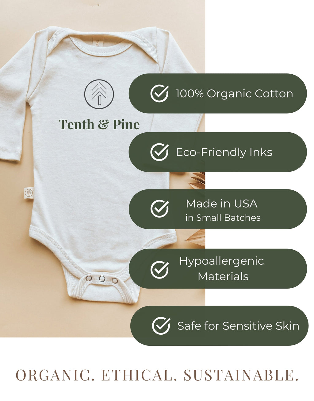 Cozy Season Organic Baby Bodysuit