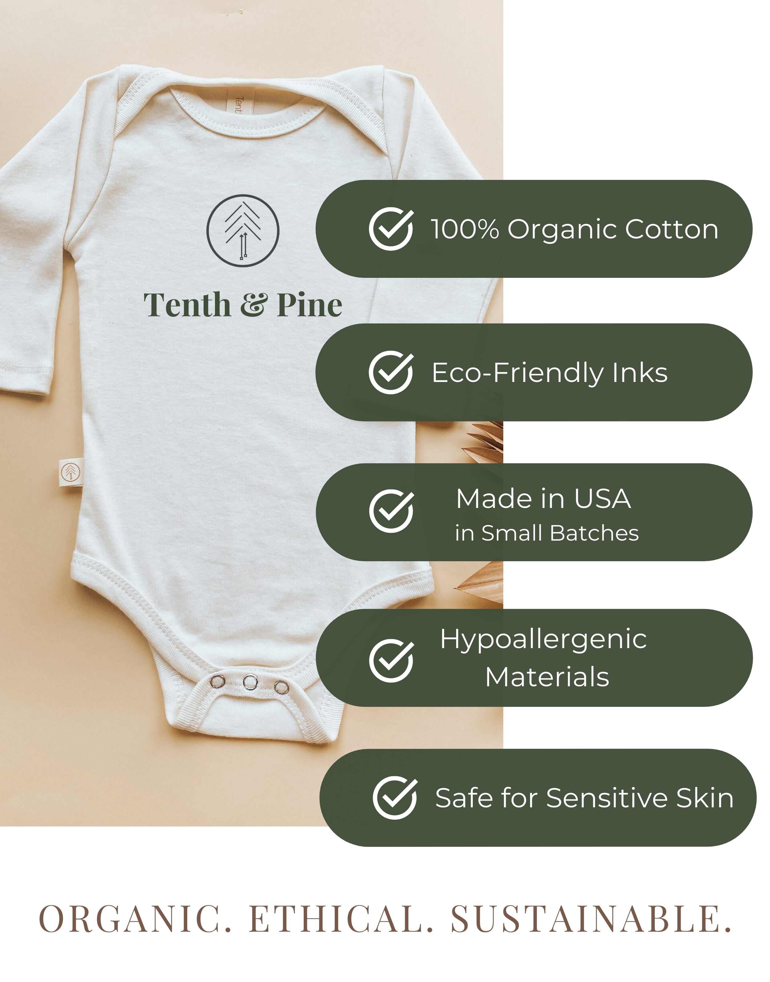 Cozy Season Organic Baby Bodysuit