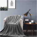 Kasentex Lightweight Cotton Throw Blanket - Soft Decorative Blanket for Sofa or Bed