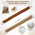 1/2Pcs Under Door Draft Stopper 92cm Heavy Triangular Duty Door Draft Blocker with Hanging Loops for Under Door Noise Blocker