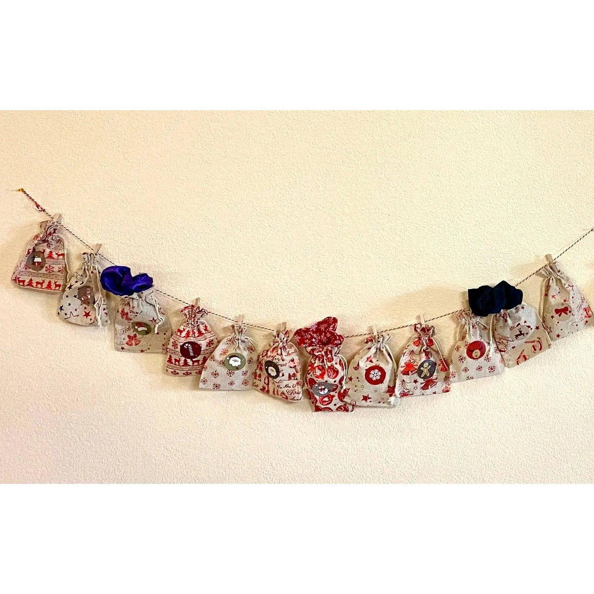 12 Day Scrunchie Advent Calendar Christmas Countdown