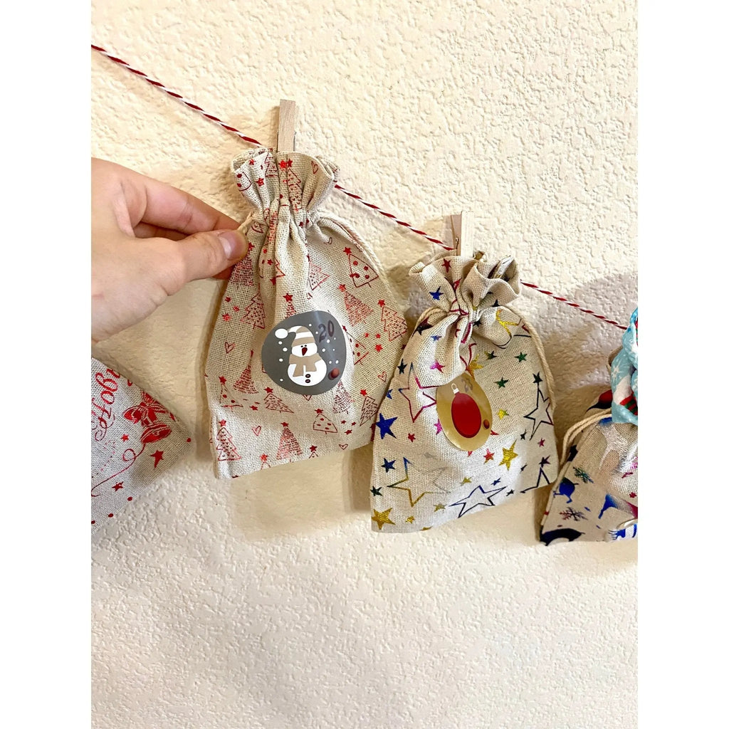 12 Day Scrunchie Advent Calendar Christmas Countdown