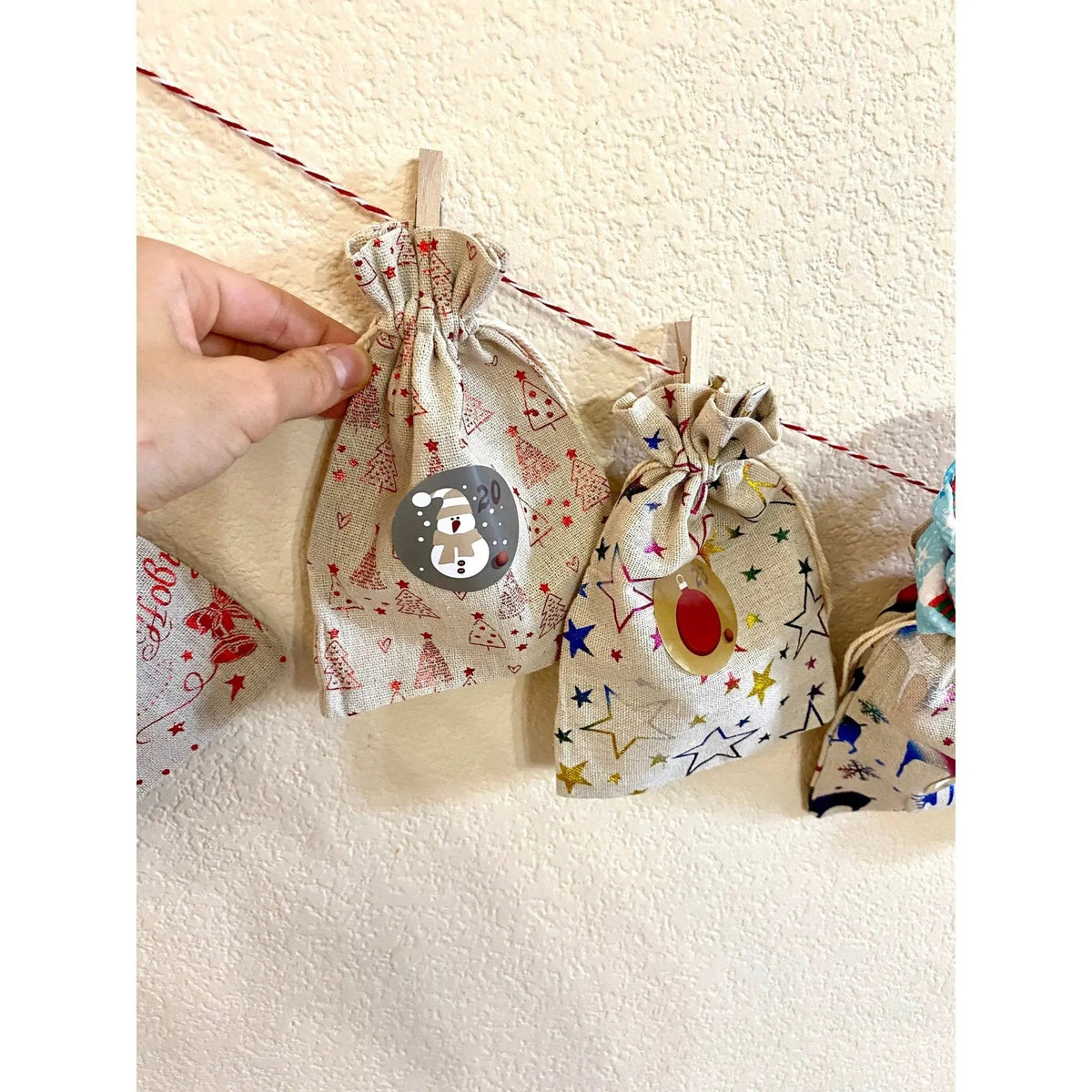 12 Day Scrunchie Advent Calendar Christmas Countdown